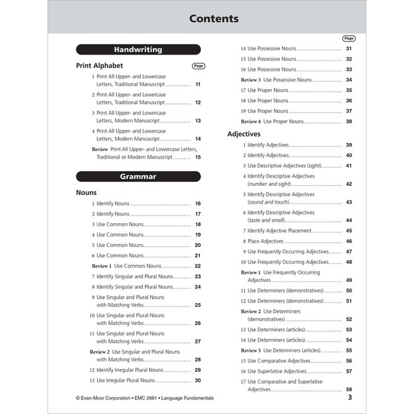 Grade 1 Language Fundamentals Teacher Resource Book