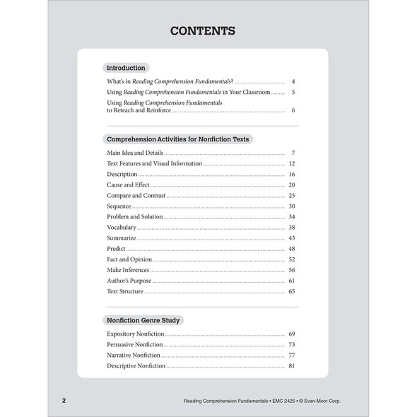 Grade 5 Reading Comprehension Fundamentals Teacher Resource Book