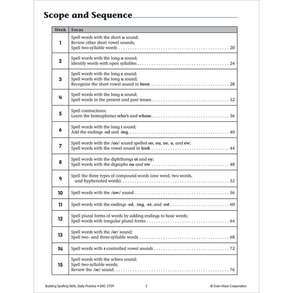 Grade 5 Building Spelling Skills Teacher Resource Book