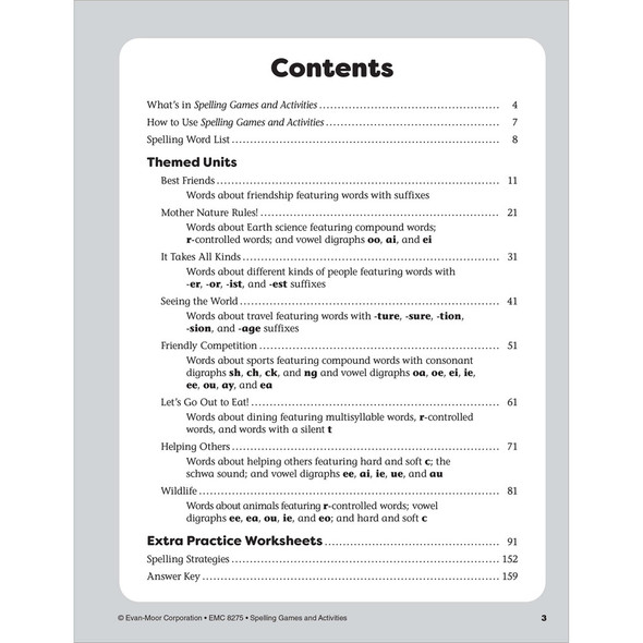 Grade 5 Spelling Games and Activities Teacher Resource Book