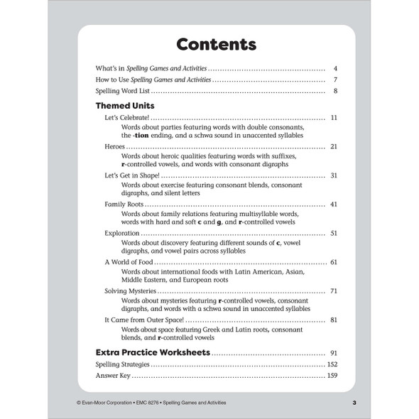 Grade 6 Spelling Games and Activities Teacher Resource Book