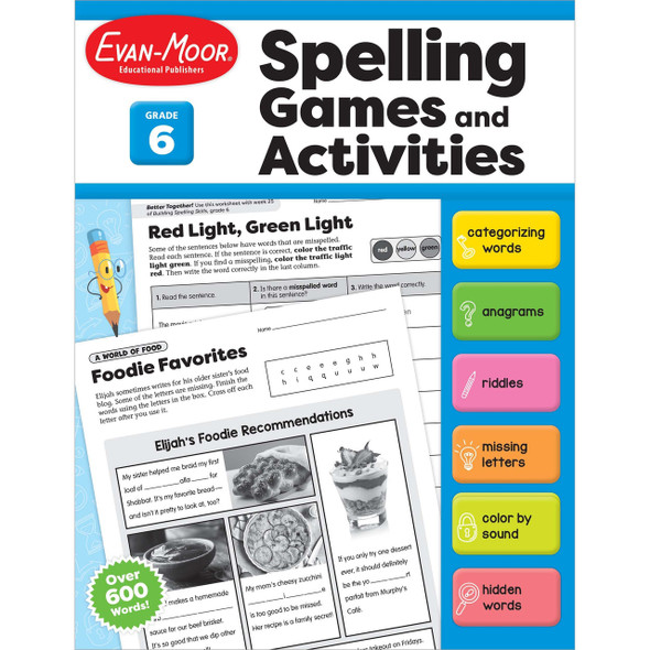 Grade 6 Spelling Games and Activities Teacher Resource Book
