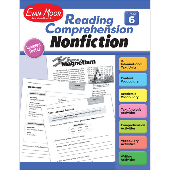 Grade 6 Reading Comprehension: Nonfiction Teacher Resource Book