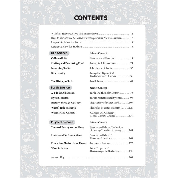 Grade 6 Science Lessons and Investigations Teacher Resource Book