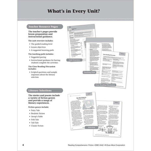 Grade 2 Reading Comprehension: Fiction Teacher Resource Book