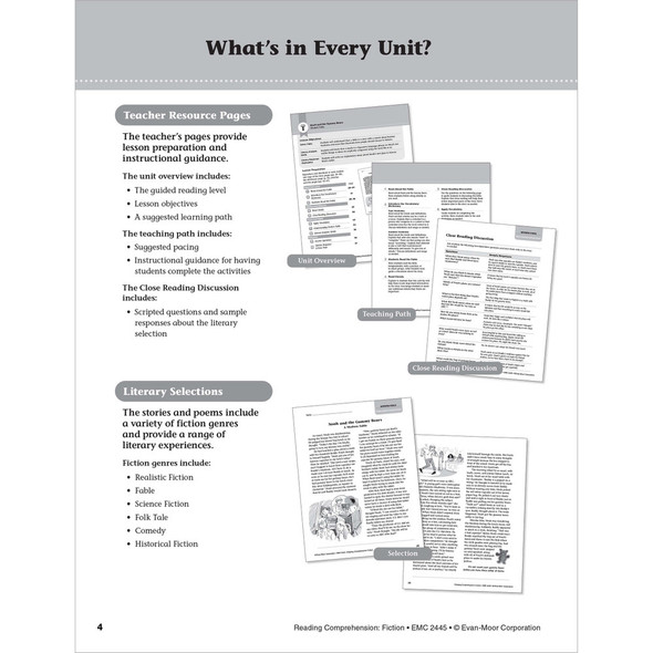 Grade 5 Reading Comprehension: Fiction Teacher Resource Book