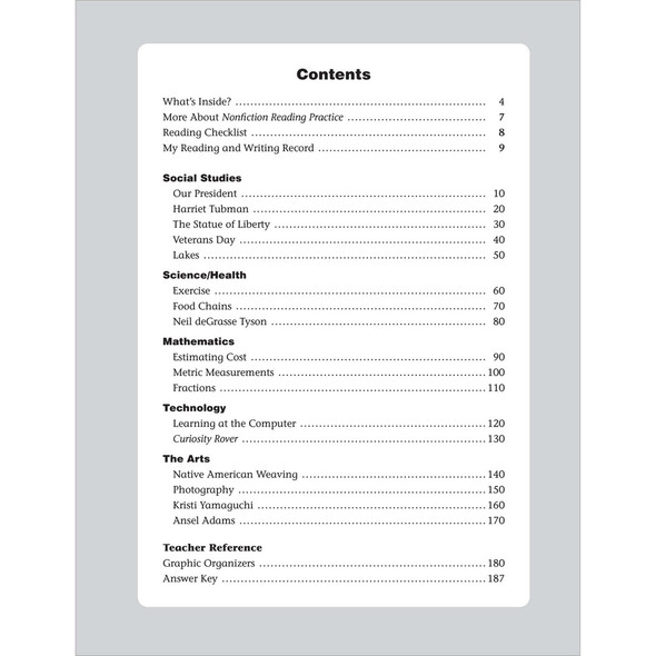 Grade 2 Nonfiction Reading Practice Teacher Resource Book