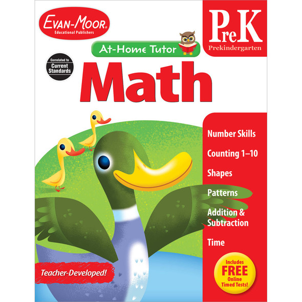 PreK At-Home Tutor: Math