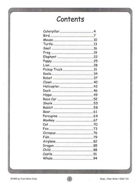 Grades 1-3 Draw Then Write Ebook