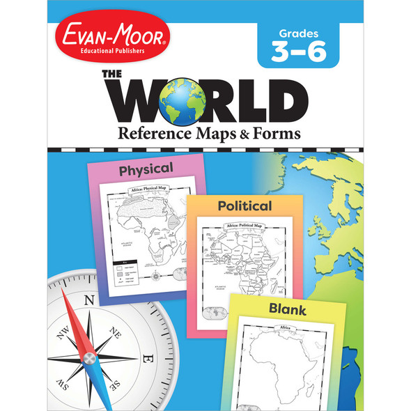 Grades 3-6 The World: Reference Maps & Forms, Teacher Resource Book