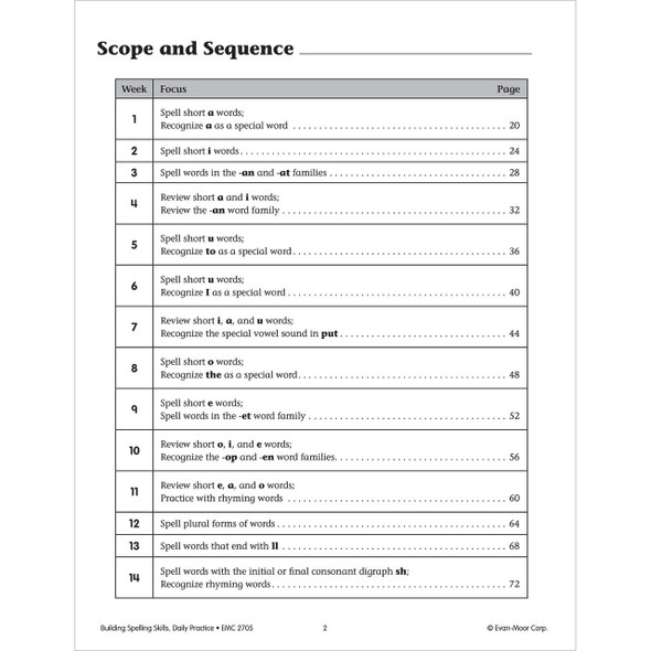 Grade 1 Building Spelling Skills Ebook