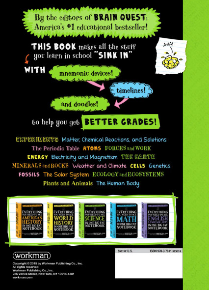 Everything You Need to Ace Science in One Big Fat Notebook