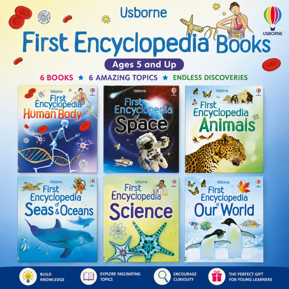 Knowledge Encyclopedia Boxset of 8 Books for Children