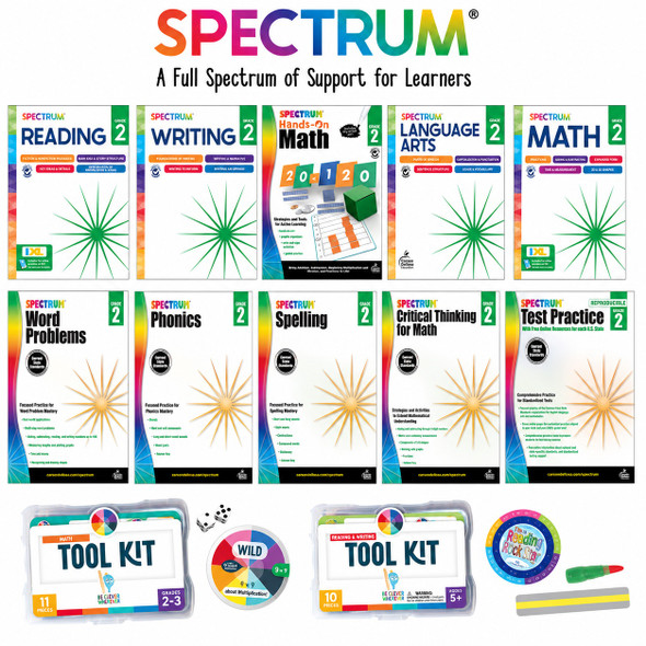 Grade 2 Spectrum Workbook Bundle