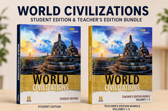 HMH Social Studies: World Civilizations History Homeschool Bundle