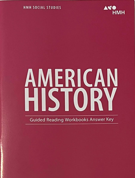 HMH Social Studies: American History Guided Reading Workbook Answer Key