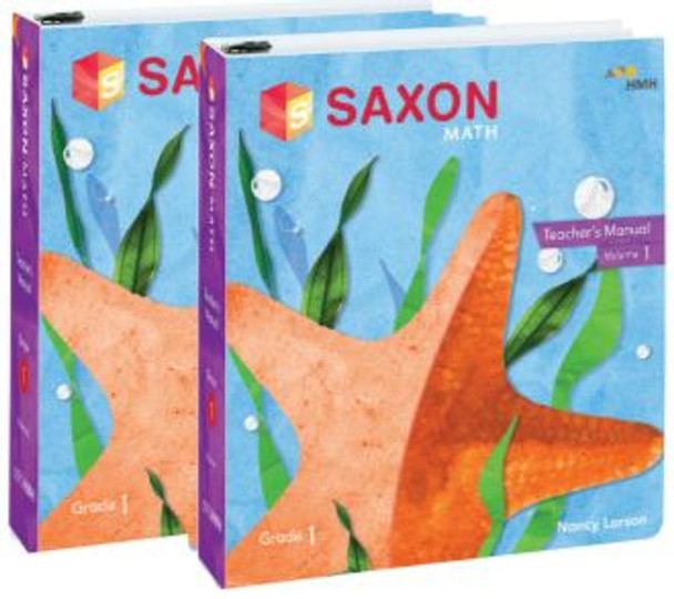 Saxon Math Teacher Manual Binder Set Grade 1 (2018)