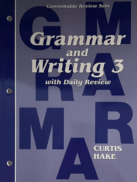 Grade 3 Grammar and Writing Consumable Review Sets Book