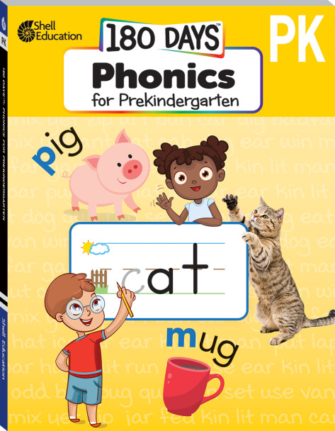180 Days of Phonics for PreKindergarten (Bulk)