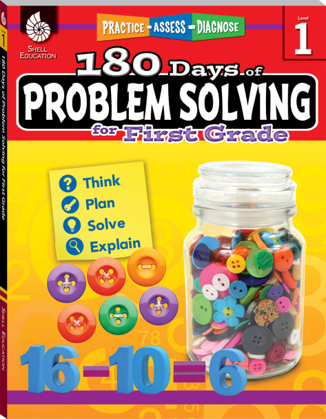 180 Days of Problem Solving for First Grade (Bulk)