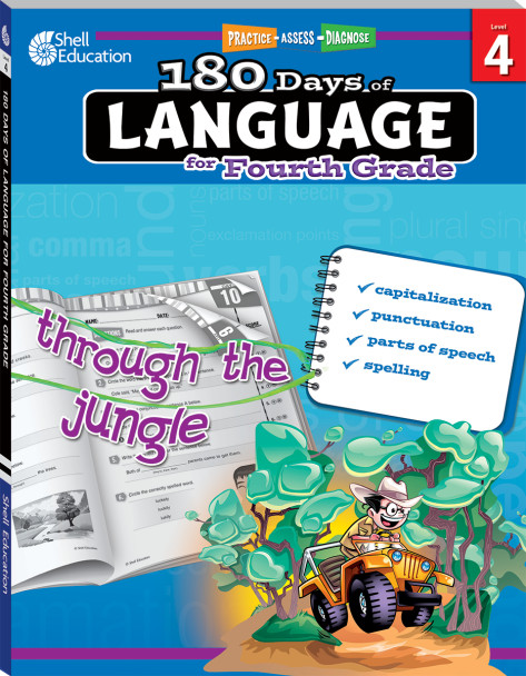 180 Days of Language for Fourth Grade (Bulk)