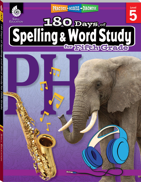 180 Days of Spelling & Word Study for Fifth Grade (Bulk)