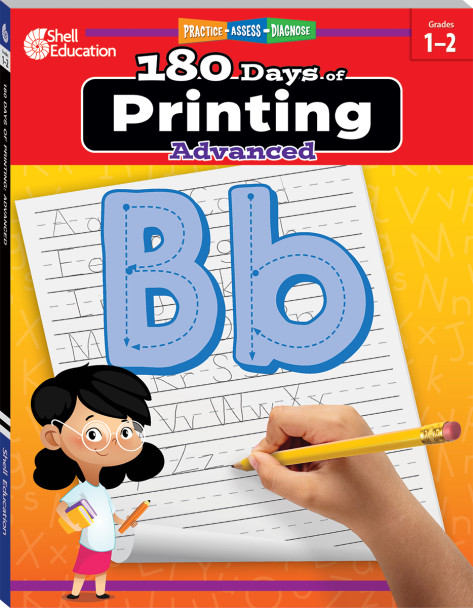 180 Days of Printing: Advanced for Grades 1-2 (Bulk)