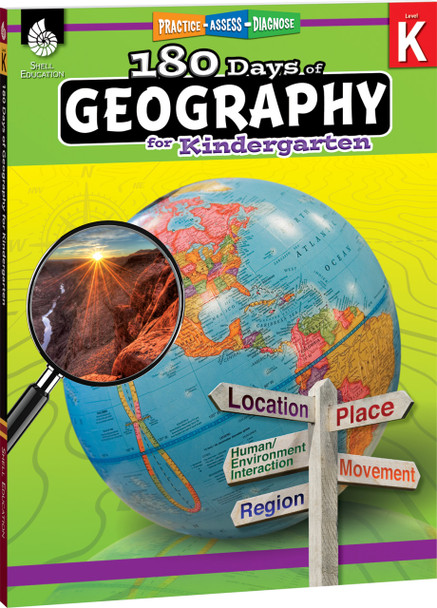 180 Days of Geography for Kindergarten Workbook