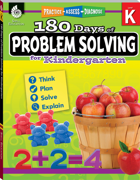 180 Days of Problem Solving for Kindergarten Workbook