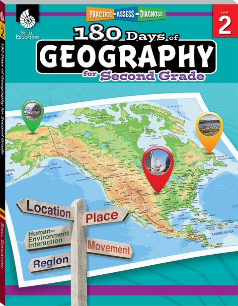 180 Days of Geography for Second Grade Workbook