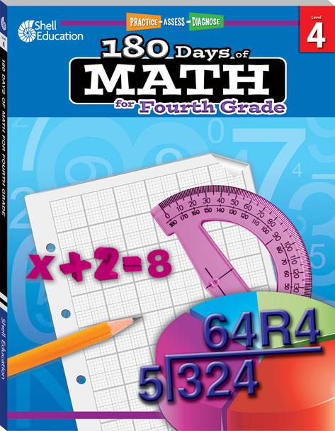 180 Days of Math for Fourth Grade Workbook