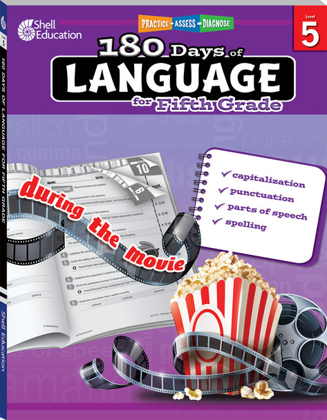 180 Days of Language for Fifth Grade Workbook