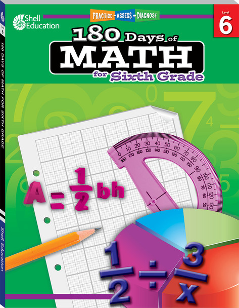 180 Days of Math for Sixth Grade Workbook
