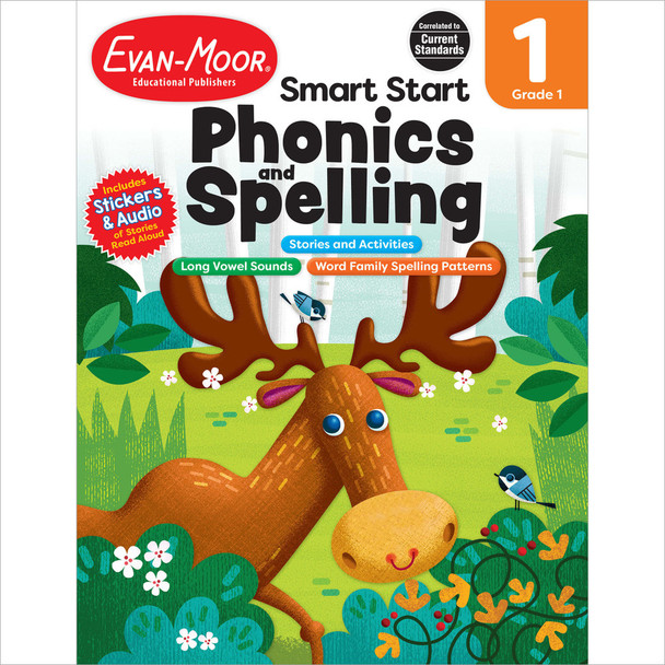 Grade 1 Smart Start: Phonics and Spelling Stories and Activities