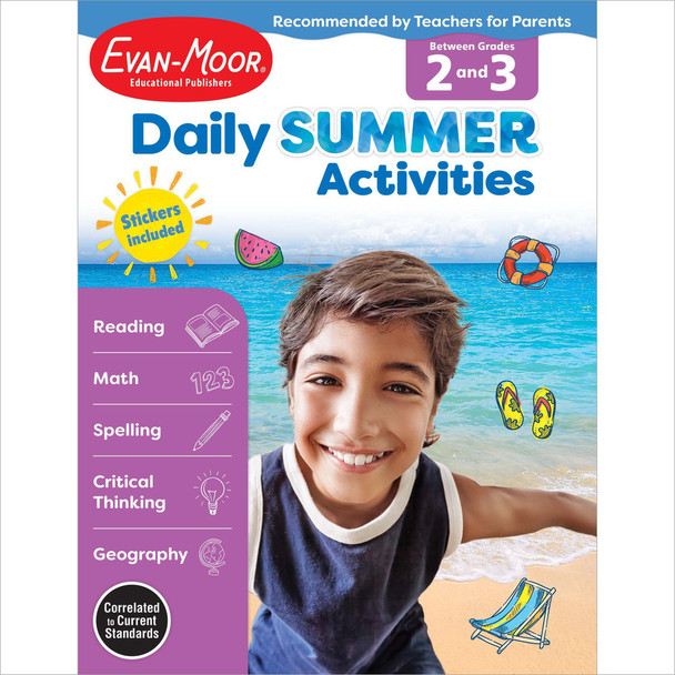 Daily Summer Activities: Between Grades 2 and 3 Workbook