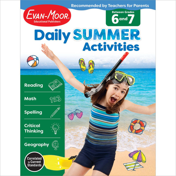 Daily Summer Activities: Between Grades 6 and 7 Workbook