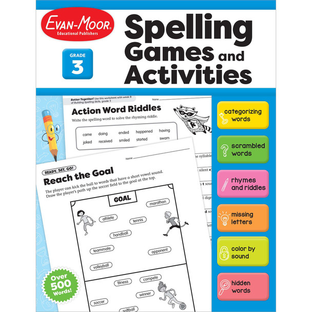 Grade 3 Spelling Games and Activities Teacher Resource Book
