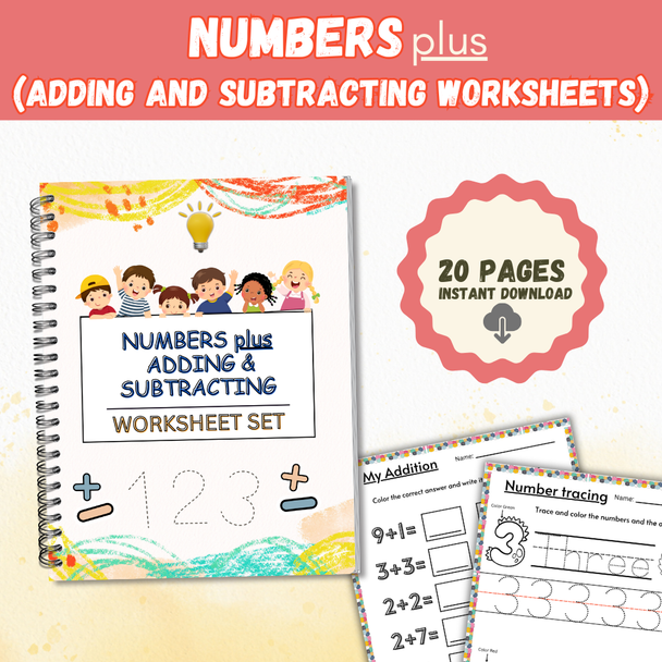 Numbers + Adding & Subtracting Activity Bundle
