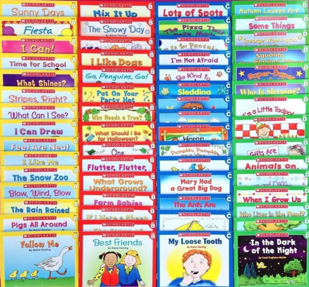 Little Leveled Readers: Levels A-D Set of 60 Readers