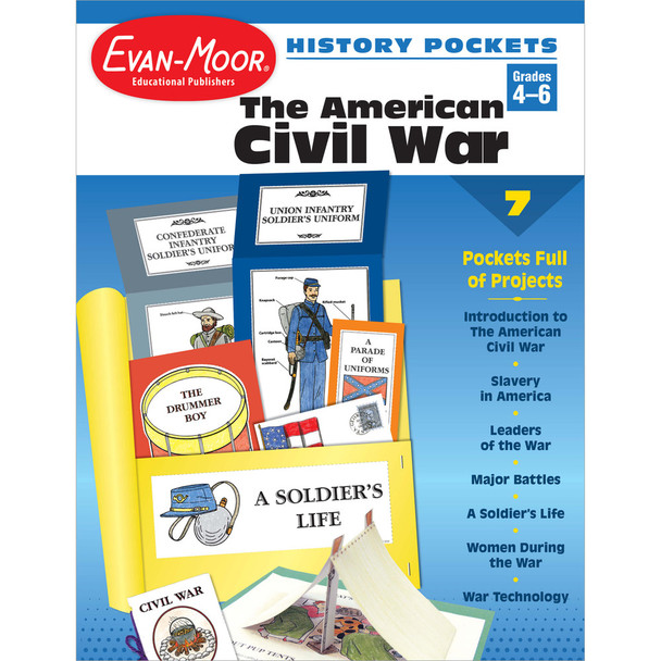 Grades 4-6 History Pockets: The American Civil War Teacher Resource Book