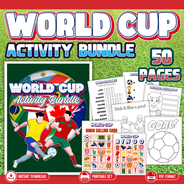 World Cup Activity Bundle
