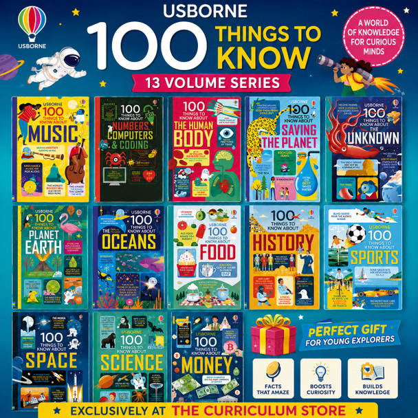 Usborne 100 Things To Know 13-Volume Series for Ages 8+