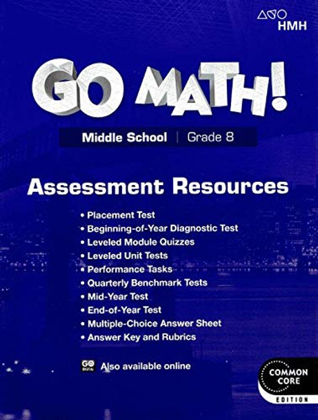 Go Math! Common Core Grade 8 Assessment Resource with Answers (2018)