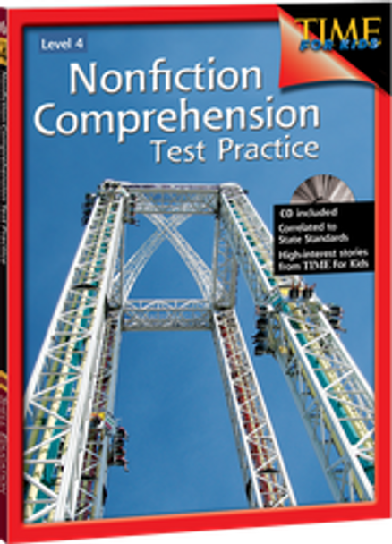 TIME For Kids: Nonfiction Comprehension Test Practice Grade 4 Ebook