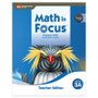 Grade 8 Math in Focus Common Core Teacher Edition Course 3 Volume A (2020)