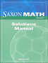 Saxon Math Course 1 Solutions Manual (2007)