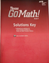 Go Math Texas Grade 6 Solutions Key