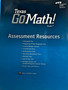 Go Math Texas Grade 7 Assessment Resource with Answers