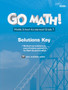 Go Math StA Solutions Manual Grade 7 Accelerated (2018)