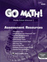 Go Math Advanced 2 Assessment Resource with Answers (2018)